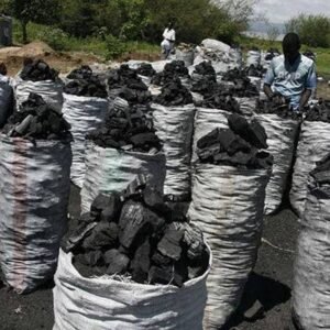 Charcoal half sack
